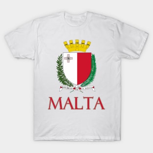 Malta - Coat of Arms Design T-Shirt